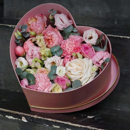 Caja de flores