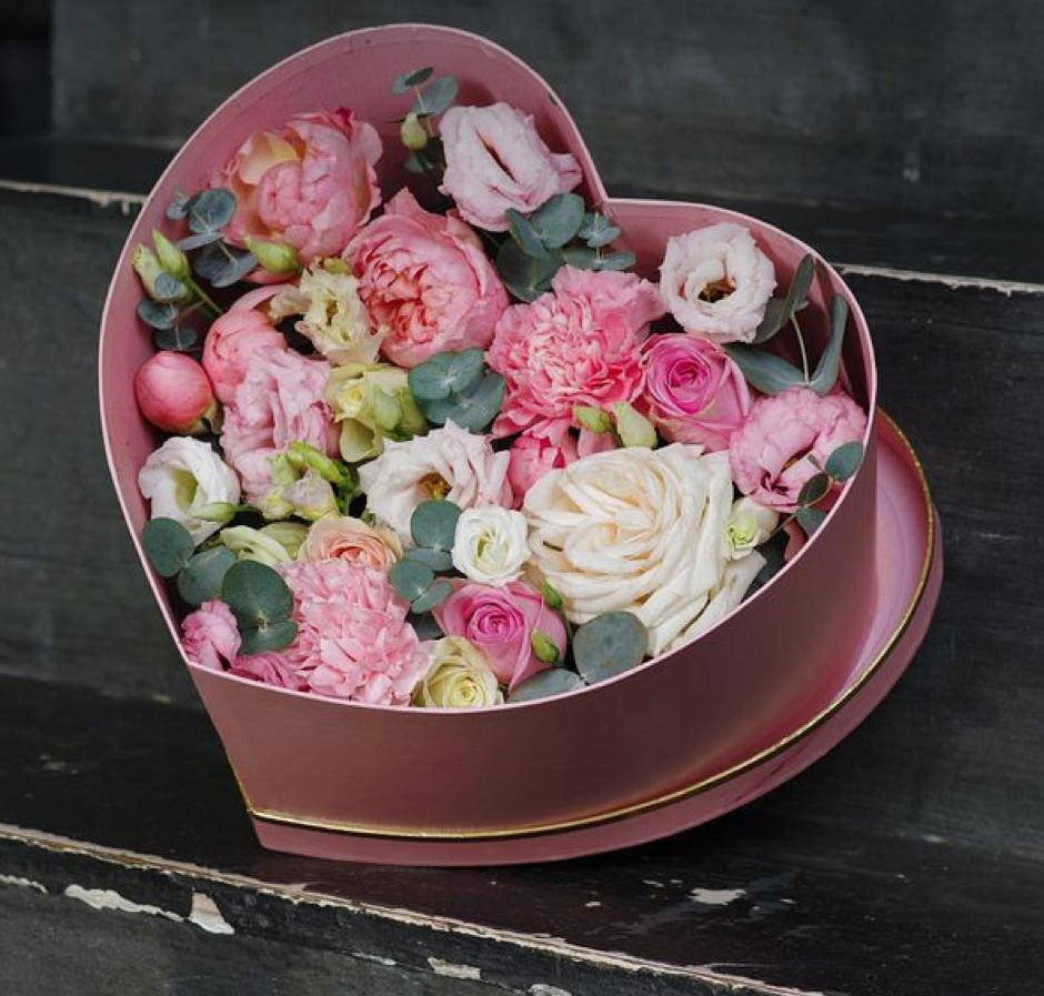 Caja de flores